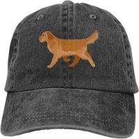 2023 New Product Denim Style Hat - Denim Hat Cute Golden Retriever Baseball Dad Hat Classic Adjustable Casual Sports Hat for Men And Women