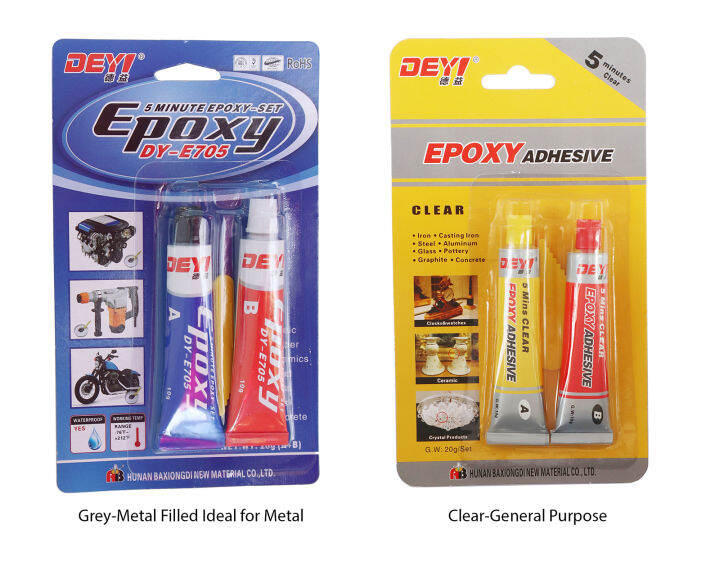 Deyi Fast Cure Epoxy Adhesive and Glue for Metal, Plastic, Ceramic 20gm