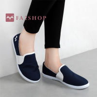 s06l5u FA2SHOP รุ่น FQ1001 รองเท้าผ้าใบ Avy comfort