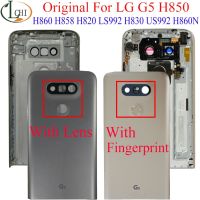 【✲High Quality✲】 SRFG SHOP สำหรับฝาครอบ Lg G5ประตูสำหรับ Lg G5 H850 Ls992 H860n กลับฝาหลังมีเลนส์กล้องลายนิ้วมือ G5ที่อยู่อาศัย