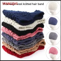 5FANGZHE อบอุ่น Headwear ผ้าพันคอสำหรับเด็กผู้หญิง โครเชต์สับปะรด ฤดูหนาว Headbands ผ้าโพกหัวถัก หมวกอุ่น ผ้าโพกศีรษะ