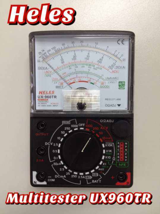 MULTITESTER Analog Heles Yx960Tr Multitester Yx 960 tr Lazada Indonesia