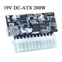 “:{》 DC ATX PSU 19V 200W การขุดสวิตช์ Pico ATX PSU 24Pin MINI ITX DC ไปยังแหล่งไฟ PC ATX สำหรับคอมพิวเตอร์ DC5.5X2.5 DC7.4X5.0Mm อินพุต