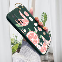 Kingsons สายรัดข้อมือสำหรับ Huawei Nova 6 Nova 7 7I 7 Pro 7 SE Nova 8 8สายโปรสายรัดข้อมือกระต่ายส้มโอเคสโทรศัพท์ขอบสี่เหลี่ยมของเหลวเคสซิลิโคนเคสป้องกันแรงกระเทือน