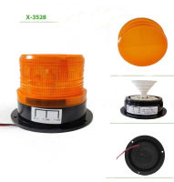 รถ Bus Beacon Strobe สัญญาณเตือนฉุกเฉิน LED Flash Light Amber DC12V60V