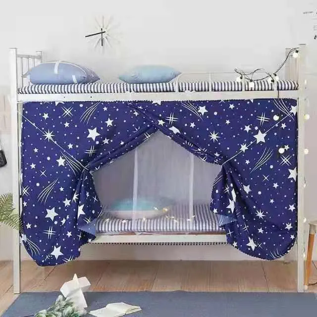 Mosquito Net Bed Curtain Dormitory Double Deck Cover Bunk Bed Curtain