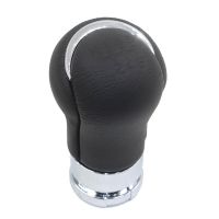 Manual Chrome Leather Car Gear Stick Shift Knob Gearbox Shift Knob Boot For TOYOTA HILUX REVO 2015 2020