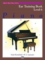 หนังสือเปียโน Alfreds Basic Piano Library : Ear Training Level 6