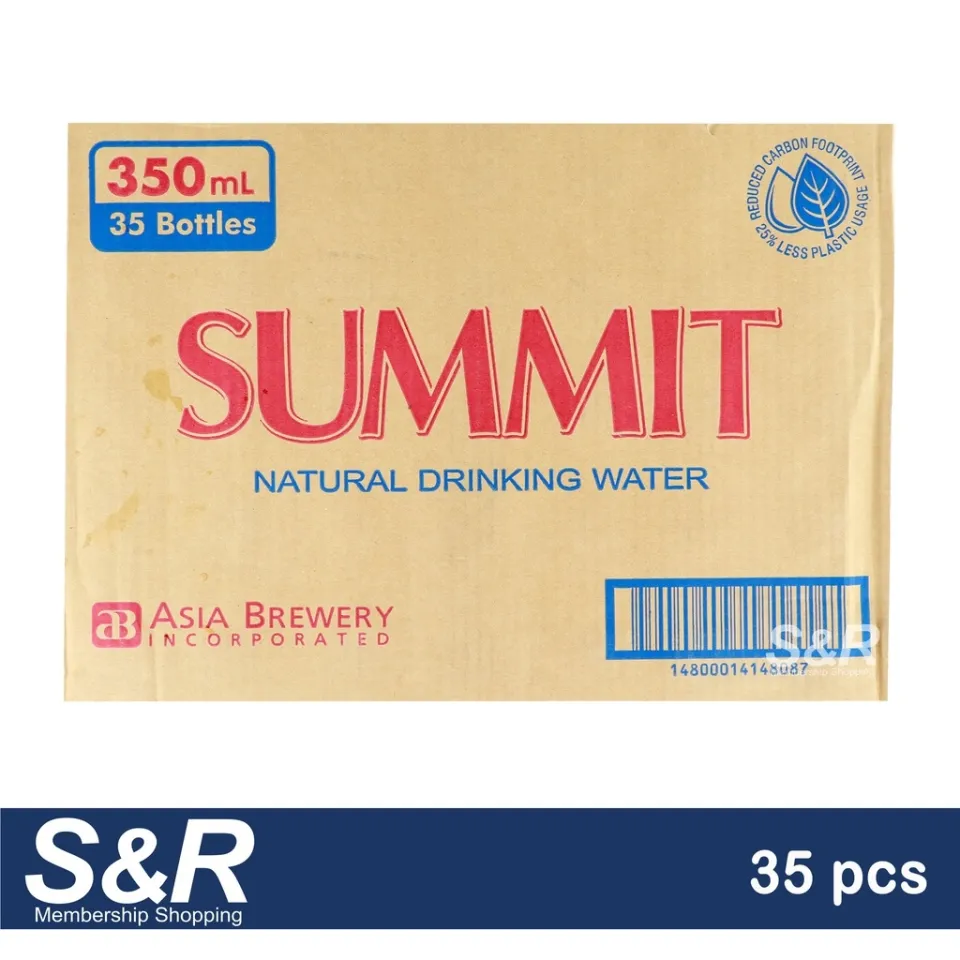 Summit Natural Drinking Water (350mL x 35pcs)