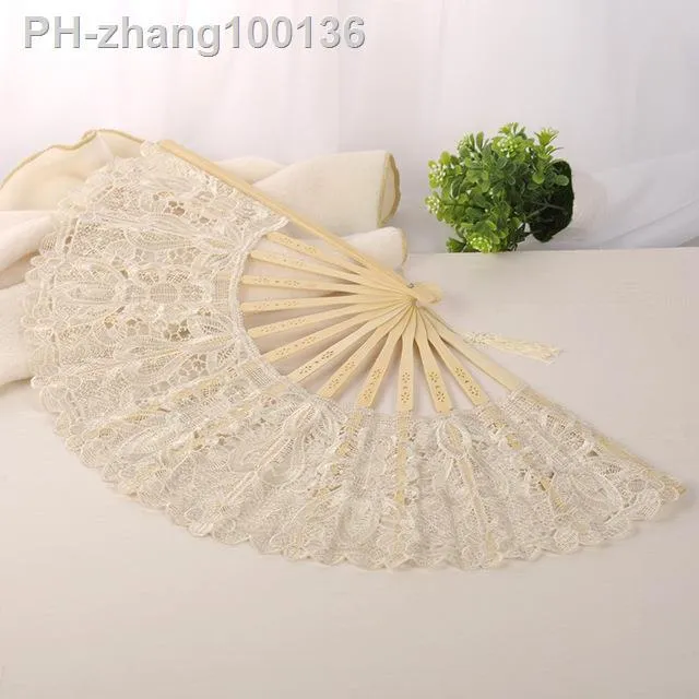 1pcs-chinese-style-decorative-bamboo-fans-lace-fabric-silk-folding-hand-held-dance-fans-flower-party-wedding-prom-home-decor