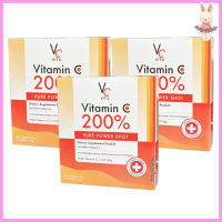 VC Vit c Vitamin C 200% Pure Power Shot วีซี วิตซี วิตามินซี เพียว 200%  [14ซอง] [3 กล่อง ]