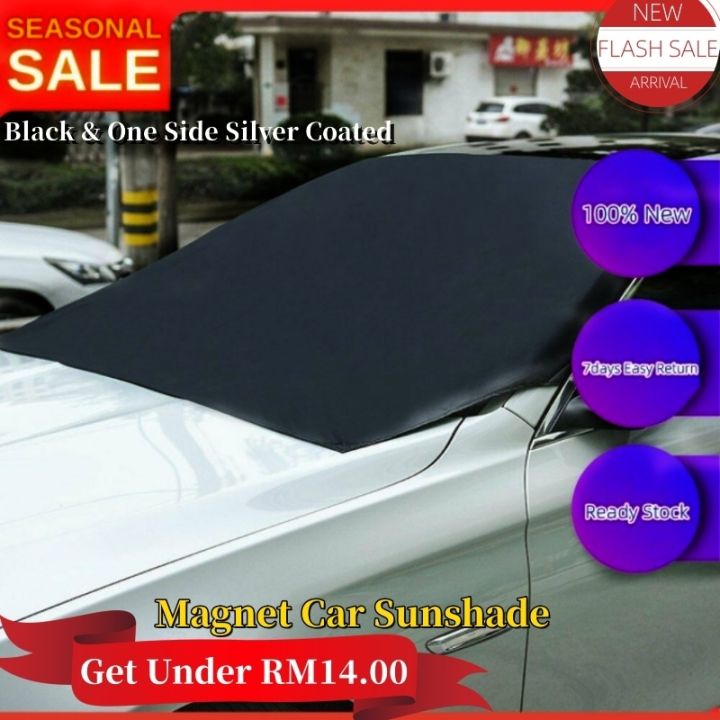Rear Windscreen Snow Cover, Anti Foil Ice Dust Sun Windshield Frost Covers  & Sun Shade Protector for Vehicle Rear Windshield