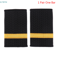 sadghgeahr 1คู่ Epaulettes Professional PILOT เครื่องแบบ epaulets ทองป้ายไหล่