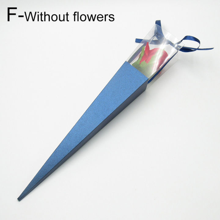 p5u7กุหลาบบรรจุภัณฑ์กล่องดอกไม้เดียวช่อดอกไม้กล่องของขวัญวัสดุบรรจุภัณฑ์ดอกไม้พีวีซีใส