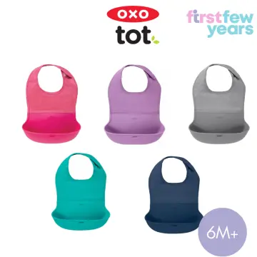 OXO Tot Roll Up Bib (Pink)