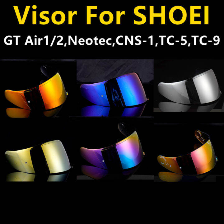 Lente de visera de casco para Shoei gt air GT Air2 Neotec CNS 1 CNS1 TC