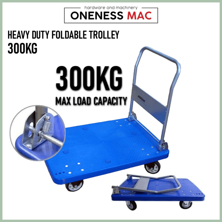 Heavy Duty Foldable Trolley Platform Cart Hand Truck Trolley 300KG