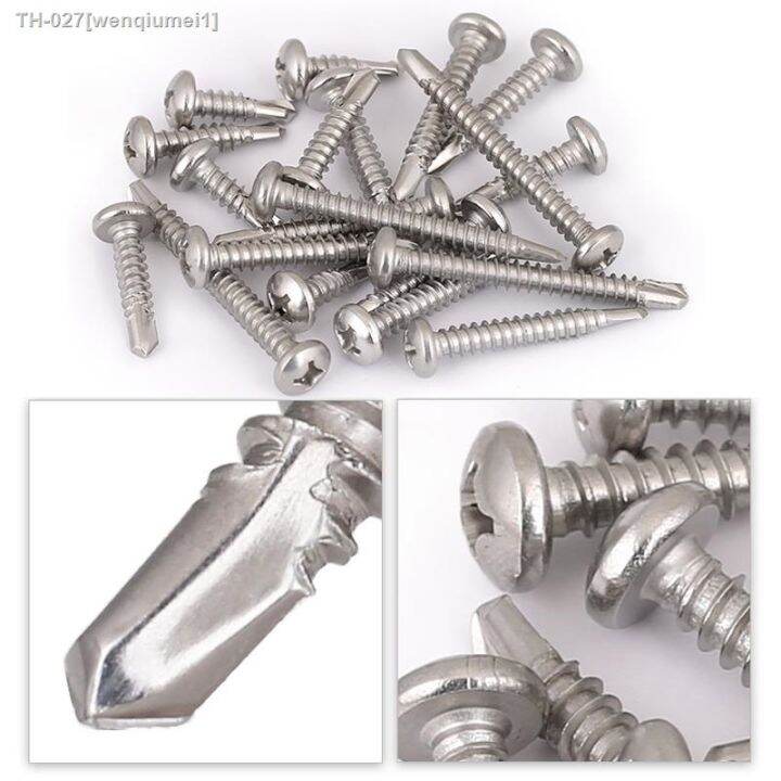 6-8-10-12-14-phillips-stainless-steel-self-drilling-screw-thread-self-tapping-screw-bolt-m3-5-m4-2-m4-8-m5-5-m6-3-pan-head