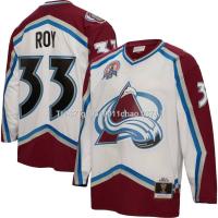 ❂ g40349011chao 037A เสื้อกีฬาแขนยาว NHL Colorado Avalanche Jersey Roy Hockey พลัสไซซ์