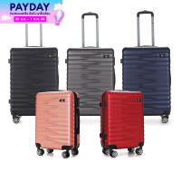 HQ LUGGAGE กระเป๋าเดินทาง ABS 4 ล้อคู่ กุญแจล็อค 3 รหัส รุ่น 8864