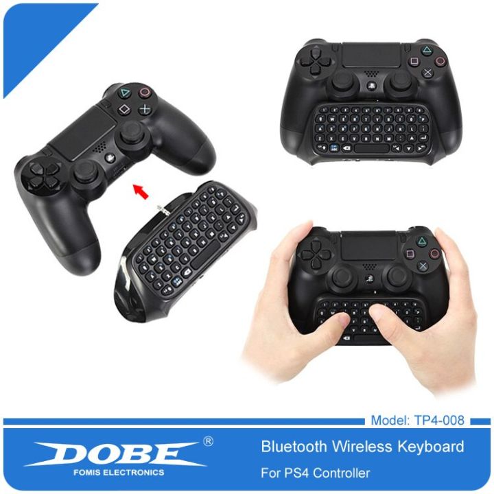 ก้านควบคุมแป้นพิมพ์-gamepad-สำหรับตัวควบคุม-ps4คีย์บอร์ดแป้นพิมพ์ไร้สายเล่นเกมจอยควบคุมเกมคีย์บอร์ดไร้สาย