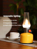 HOMFUL 【COD】led retro light ชาร์จมือถือแสงบรรยากาศ home camping light เต็นท์ light camp light OT0106