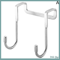 Jizha 304สแตนเลส Hook Free punching Double S-Shape Hook ห้องครัวห้องน้ำตู้ประตูกลับประเภท Coat towel Storage hanger