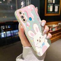 Yiเวปไซต์สำหรับ Realme C3,เคสโทรศัพท์แบบมีลายการ์ตูนรูปกระต่ายน่ารักเคสฝาครอบหลังเต็มตัวเคสนิ่มป้องกันกล้อง