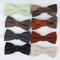 Children Wool Bow Tie Baby Boys Butterfly Skinny Bowtie Single Layer Child Bowties Gravatas Borboleta Collar Kids Ties