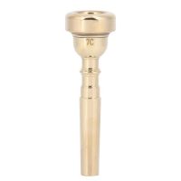 Metal Trumpet Mouthpiece, Trumpet Mouthpiece, Durable Brass Professional Horn Instrument Accessory (Gold 7C)