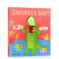 English original and genuine crocodile S burp crocodile burping childrens Enlightenment interesting cognition picture book finger puppet game picture book parent-child interactive reading child Hardcover from s play