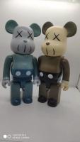 มิกกี้รุนแรงหมีเหล็ก Kaws แนวโน้มตุ๊กตาตุ๊กตาทำมืออาคารบล็อกหมีรุ่น Bearbrick 400%