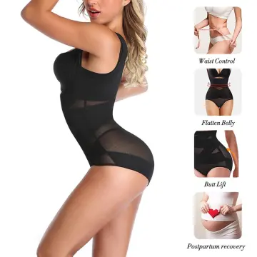 Women's High Waist Cross Compression Abs Shaping Pants Corset Belly Beauty  Slim