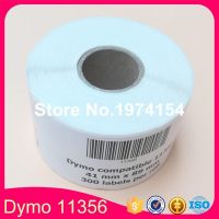 4ม้วน Dymo Compatible 11356ป้าย41มม.* 89มม.300Pcs สำหรับ LabelWriter 400 450 450เครื่องพิมพ์ Turbo SLP-440 SLP-450