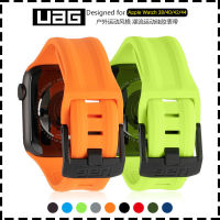 UAG สายนาฬิกาแอปเปิ้ล38/40/41Mm 42/44/45Mm/49Mm S7เซ็ตนาฬิกาซิลิโคนสปอร์ต/6 /Se/ 1/2/3/4/5สายซิลิโคนสำหรับสายนาฬิกาสายรัด IWatch