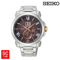 Seiko Premier Perpetual Calendar นาฬิกาข้อมือชาย รุ่น SNP157P1 สายสแตนเลส