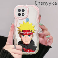 เคส Chenyyka สำหรับ OPPO A15 A15s A35 4G เคสการ์ตูนเด็กผู้ชายลายเนื้อครีมขอบคลื่นนุ่มเคสมือถือกันกระแทกแบบใสสร้างสรรค์เคสโปร่งใสลายกล้องถ่ายรูปซิลิกาเจลฝาครอบป้องกัน