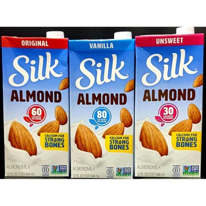 Silk Almond Milk [unsweetened Vanilla Original] 946ml Lazada Ph