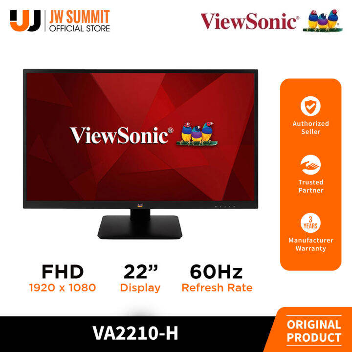 ViewSonic VA2210-H 22" Full HD 1920 x 1080 60Hz LED IPS Technology 5ms ...