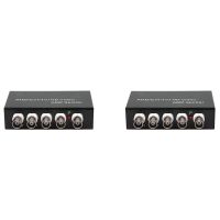 2X Signal 1 in 4 Out AHD/CVI/TVI Video Splitter HD Coaxial Camera,Black