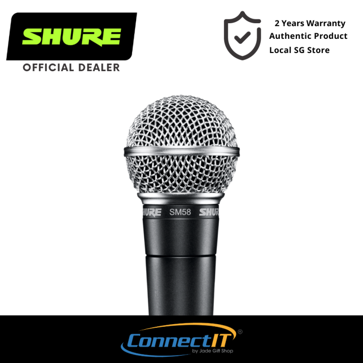 Shure SM58S Dynamic Vocal Microphone [No Cable, With ON/OFF Switch] (2