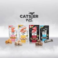 CATSTER PLAY แคทเตอร์ ขนมแมว ทำมาจากเนื้อแท้ๆ 100% 40G.