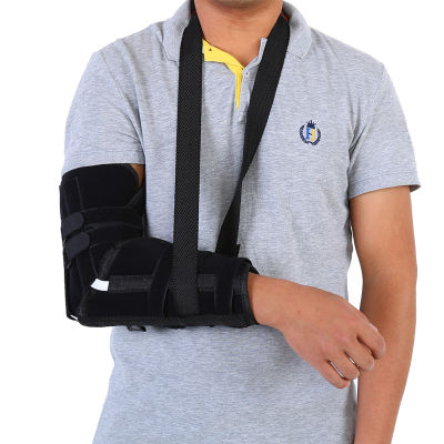ครัวเรือนแขน Orthosis ข้อศอกร่วมสลิงแตกหักคงที่การฟื้นฟูสมรรถภาพสนับสนุนขวาแขนป้องกันความยาวปรับ S C Orrector