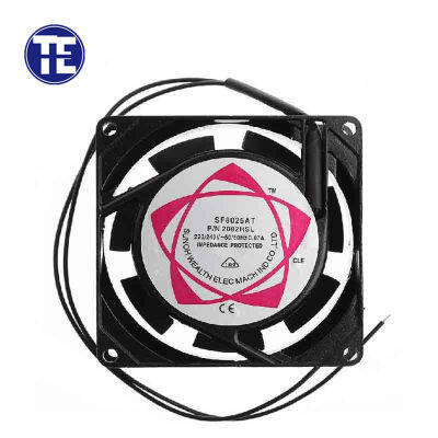 1 PC 8025 AC Cooling Fan SF8025AT 2082HSL 8025 80mm Sleeve Bearing 220-240V AC 2-Wire Case Cooling Fan