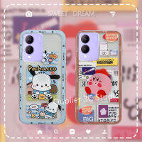 ปลอก VIVOY17s VIVO Y17s เคสโทรศัพท์ ข้อเสนอสุดพิเศษเยาวชนดีไซน์ใหม่ Pochacco Kirby ซิลิโคนใสการ์ตูนโทรศัพท์มือถือกันกระแทกปกอ่อน Case 2023