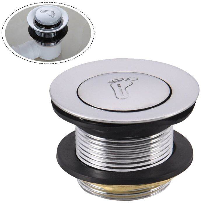 Alloy+Brass+Plastic Pop Up Drain Bathtub Drain Watertight Seal Brand