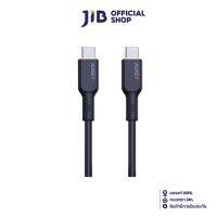 CHARGER CABLE (สายชาร์จ) AUKEY CIRCLET BLINK 100W SILICONE USB-C TO USB-C CABLE 1 METER (CB-SCC101) (BLACK)