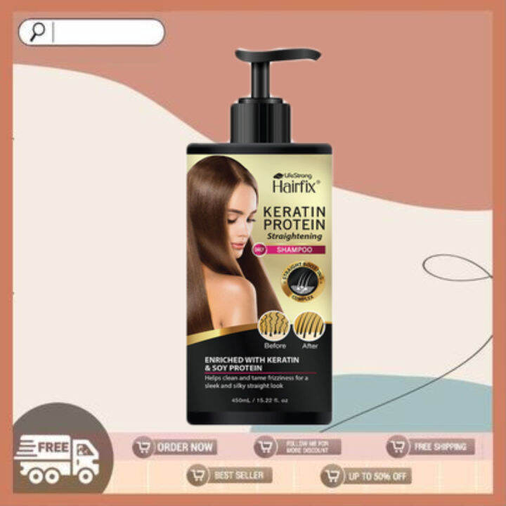 HAIRFIX Keratin Protein Straightening Shampoo 450ml Lazada PH