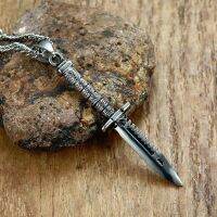 【cw】 Supernatural Dagger Necklace Pendant for Men Male Jewelry 【hot】