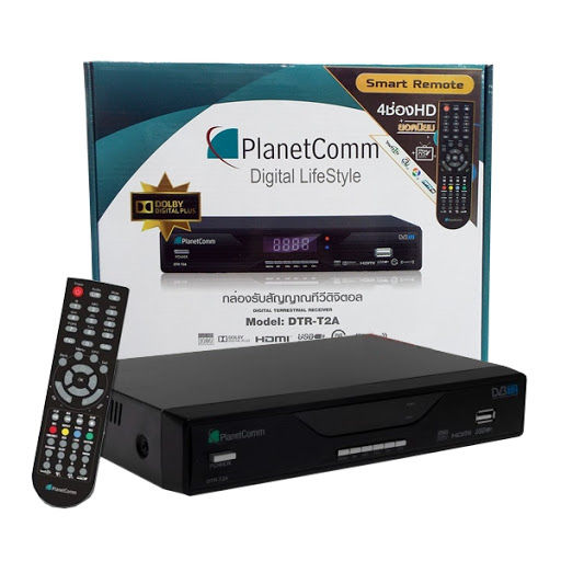 ส่งฟรี-ดูได้ทั้ง-tv-เก่าและใหม่-รับฟรีทีวีได้ทุกช่อง-กล่องทีวีดิจิตอล-planetcomm-รุ่น-dtr-t2a-รับประกัน-2-ปี-กล่องใหญ่-มีหน้าจอแสดงเลขช่อง